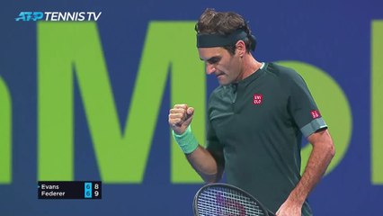 Federer returns to action with win over Evans