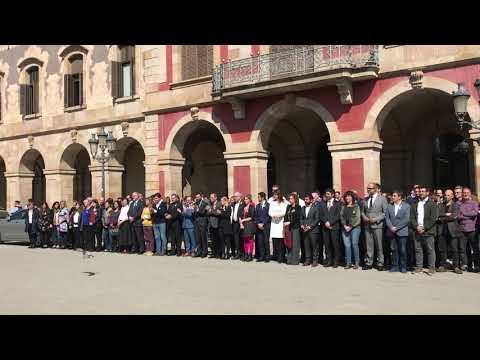 Concentració per l'any de presó de Carme Forcadell