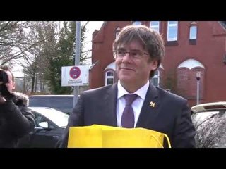 Carles Puigdemont arriba a la presó de Neumünster un any després de la seva detenció