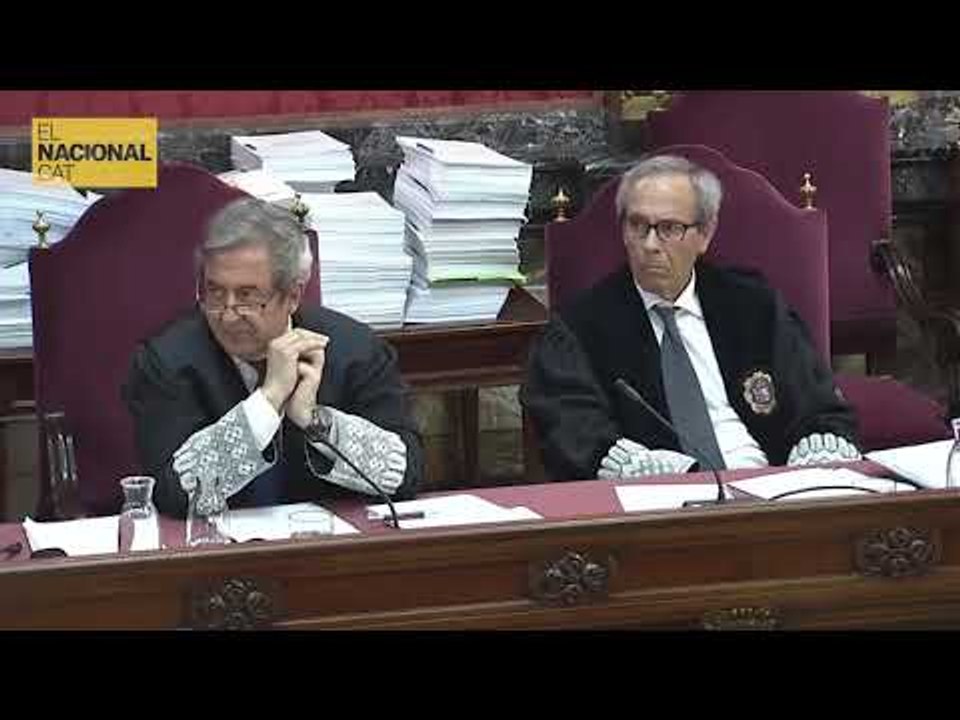 JUDICI PROCÉS | Marchena al guàrdia civil: "Responda a las defensas con la misma seguridad de antes"