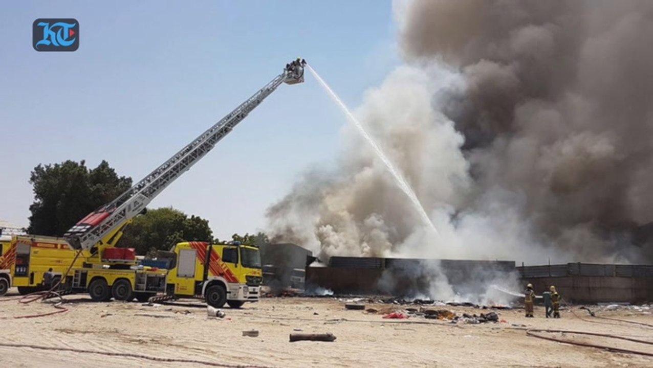 Fire breaks out in Sharjah industrial area