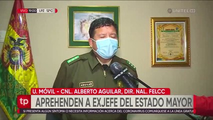 Aprehensión de almirante por el caso Sedición y Terrorismo