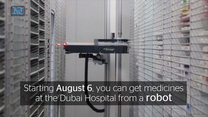 How the robot pharmacist works at the Dubai Hospital