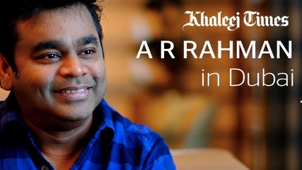 Music maestro AR Rahman is back in Dubai