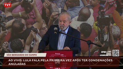 Lula critica Bolsonaro e defende vacinação