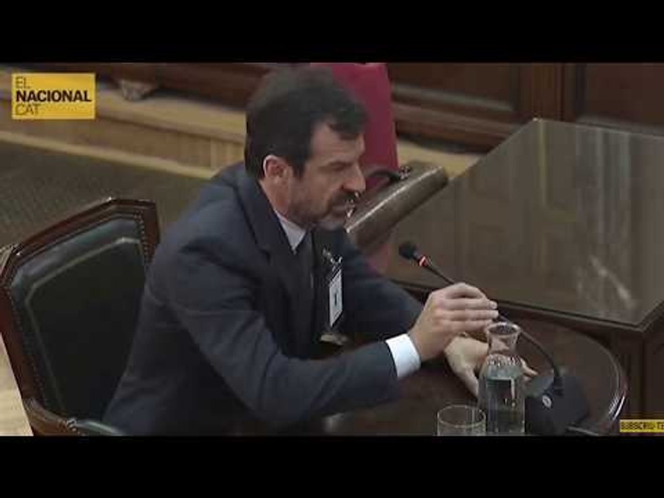 JUDICI PROCÉS | López: "Teníamos un conseller que reaccionaba en sentido contrario al nuestro"