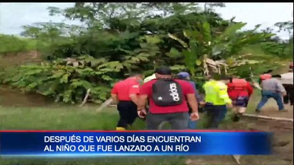 Así encontraron el cuerpo del niño que fue asesinado y lanzado al río en Manabí
