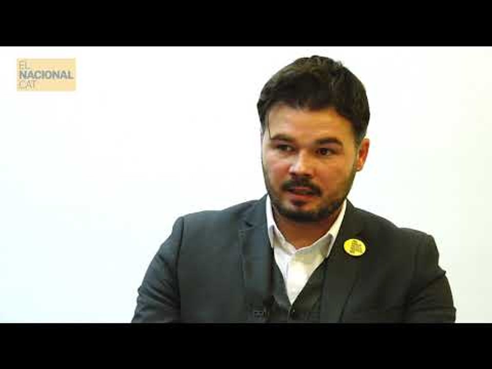 Rufián: "Marta Sibina va ser defenestrada de Podemos per portar un llaç groc"