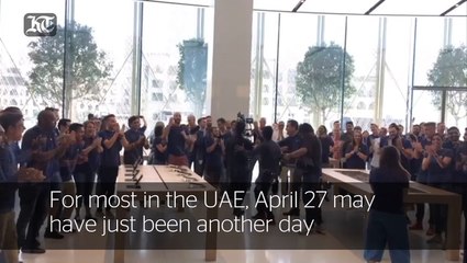 Third Apple Store opens in Dubai with fanfare
