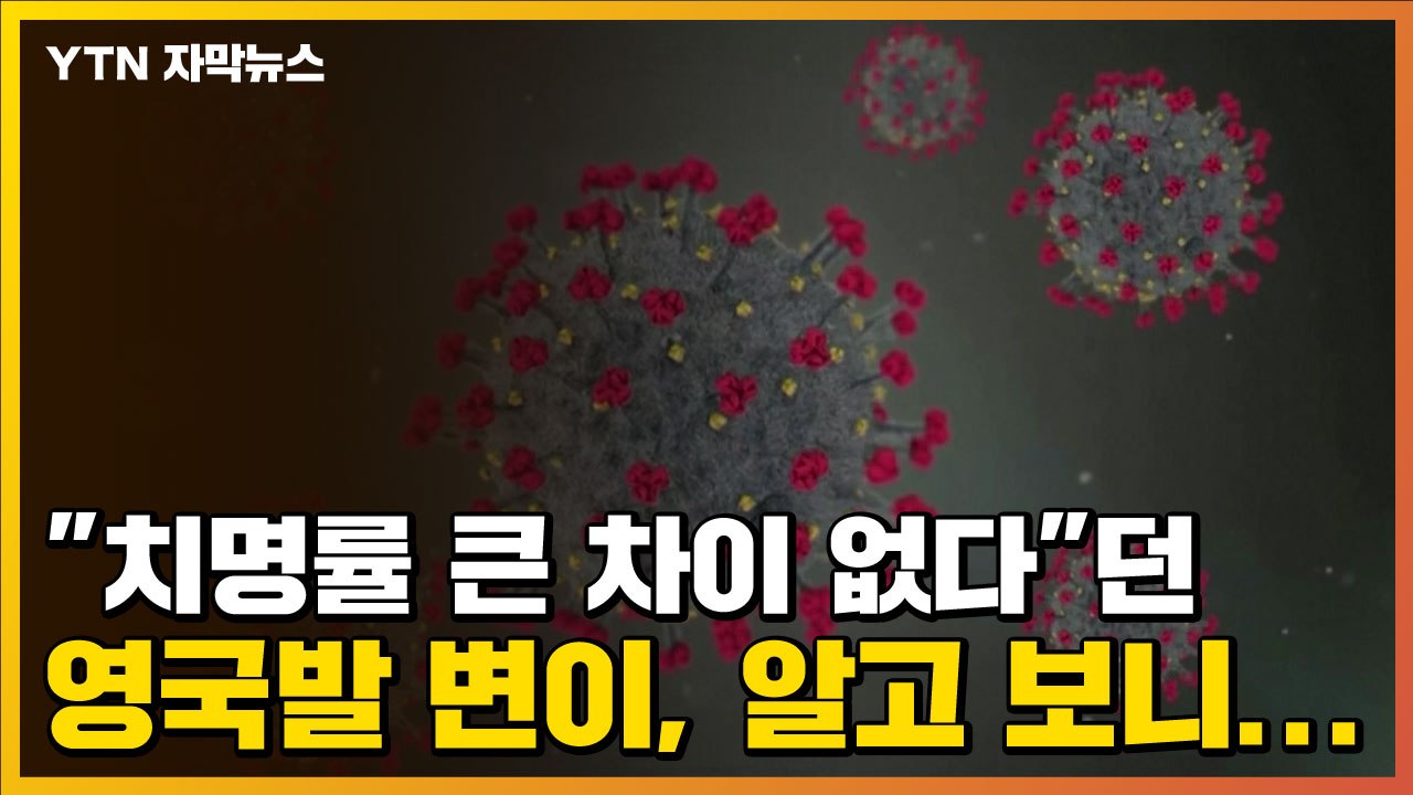 [자막뉴스] "치명률 큰 차이 없다"던 영국발 변이, 알고 보니... / YTN