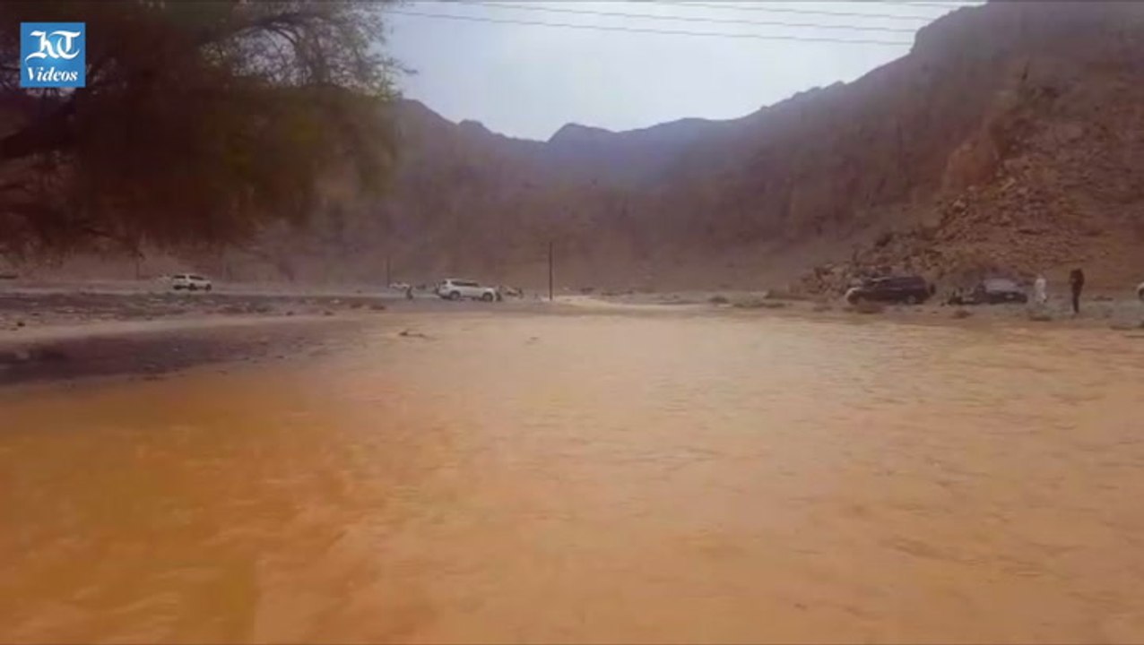 Heavy rain drenches Jabal Jais in Ras Al Khaimah