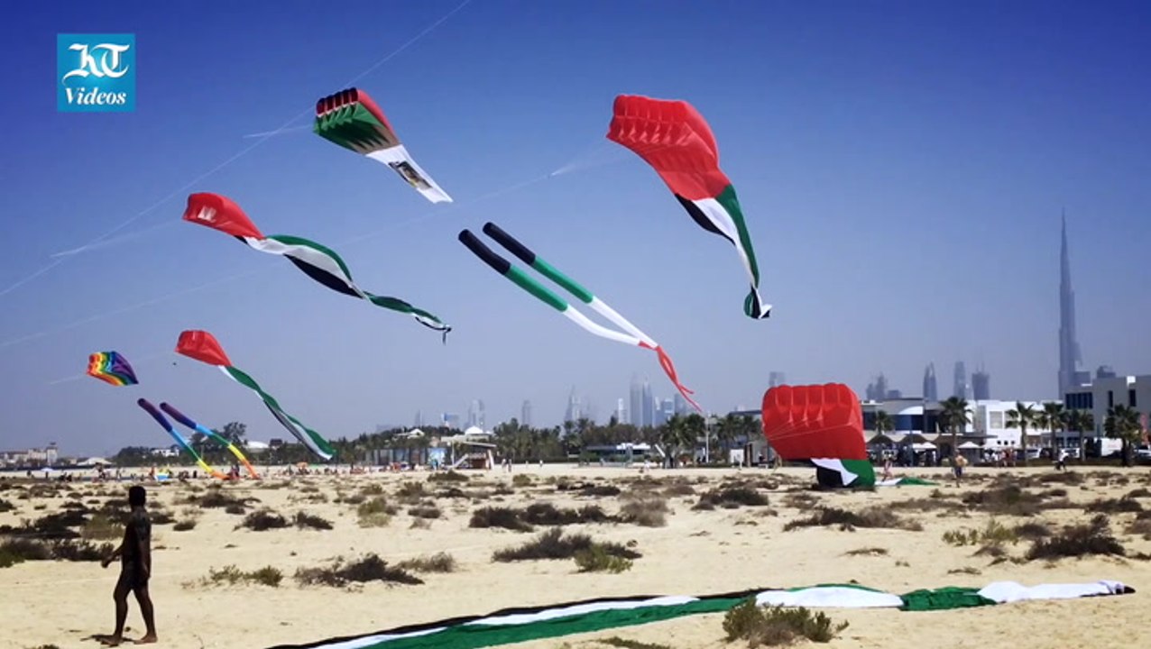 It's kites galore at at Kite Beach's Dubai Sky Carnival