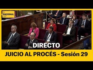EN DIRECTO | Juicio al procés: sesión 29