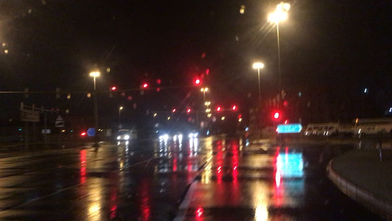 Rain in Al Quoz, Dubai