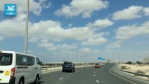 Time-lapse video of bright and sunny sky today afternoon at Al Khail Road in Dubai