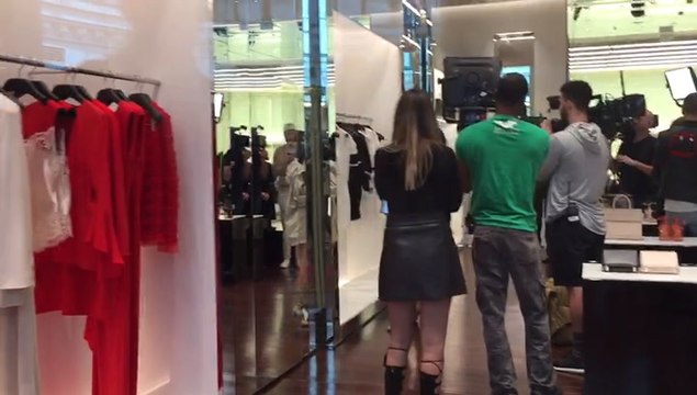 Kim Kardashian West shopping at Givenchy, Mall of the Emirates