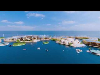 Animació d'una ciutat d'Oceanix