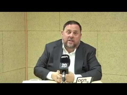 Oriol Junqueras saluda Carles Puigdemont des de la presó de Soto Real