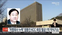 '차명회사 누락' 정몽진 KCC 회장 벌금 1억 약식기소