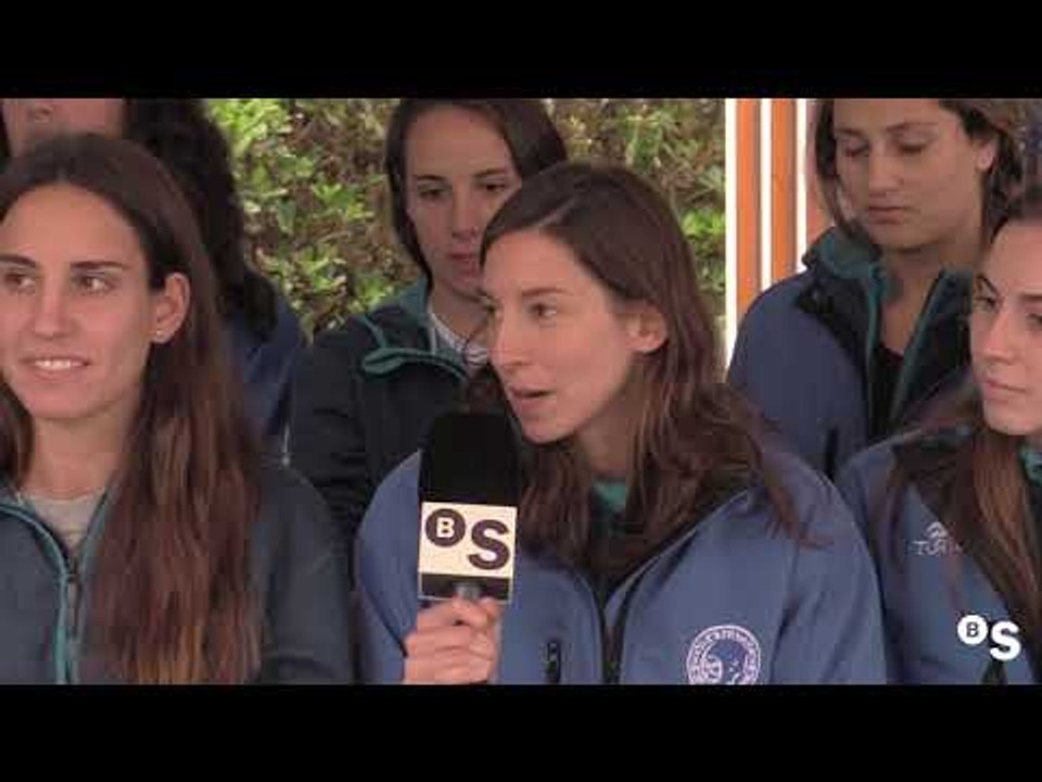 Les campiones del CN Sabadell visiten l'Open Banc Sabadell