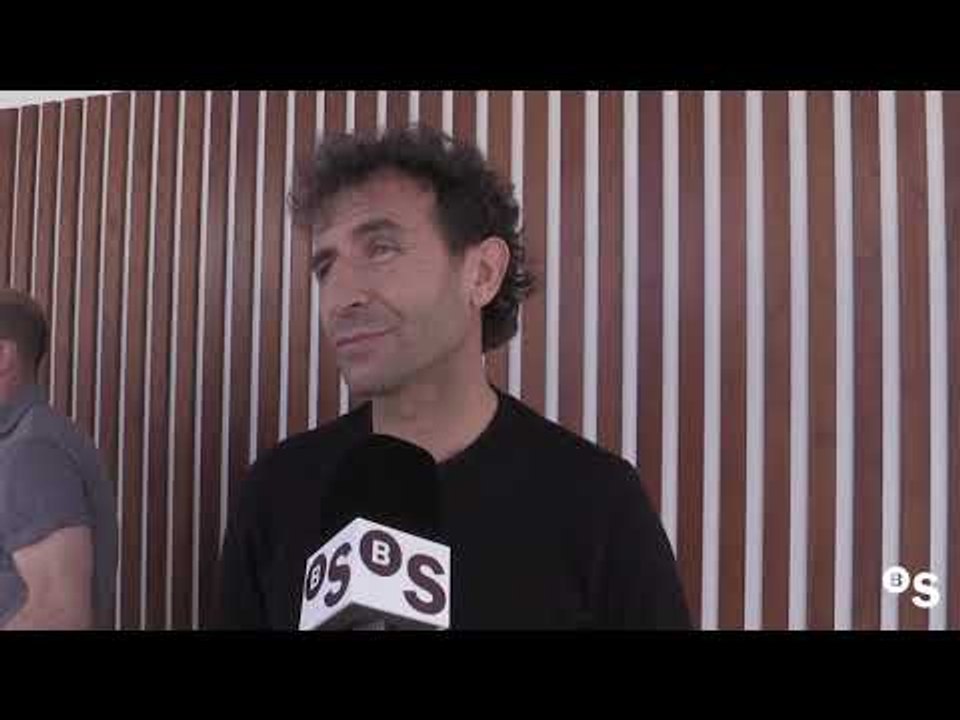 Luis Milla visita l'Open Banc Sabadell