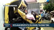Kecelakaan Beruntun di Tol Solo-Sragen Libatkan Truk, 3 Orang Tewas