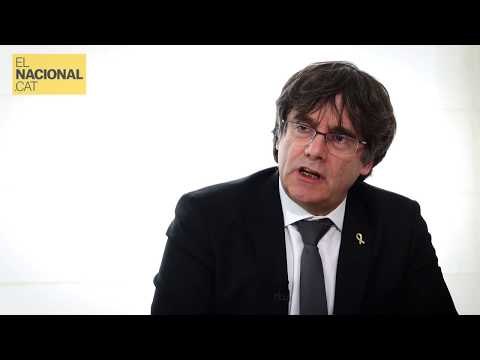 PUIGDEMONT: Som els únics que competirem a les eleccions amb les mans lligades a l'esquena
