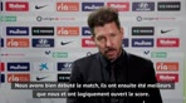 18e j. (en retard) - Simeone : Ce match nous a demandé beaucoup d'efforts