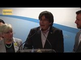 Puigdemont diu que la victòria a les europees mostra la persistència i fortalesa del seu projecte