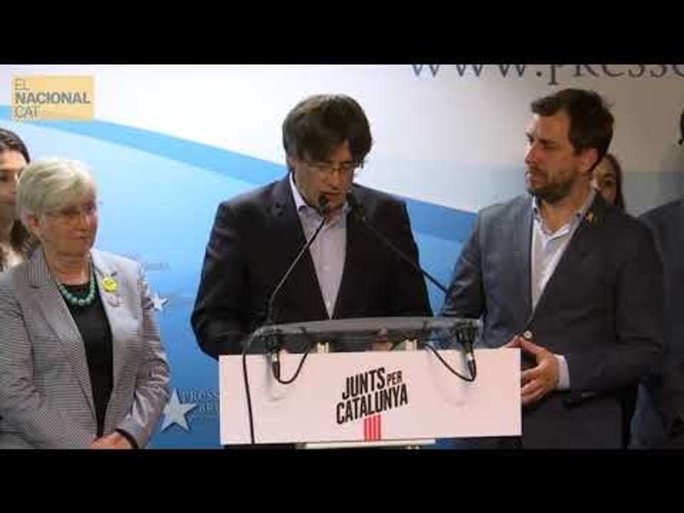 La compareixença completa de JxCAT per valorar els resultats electorals