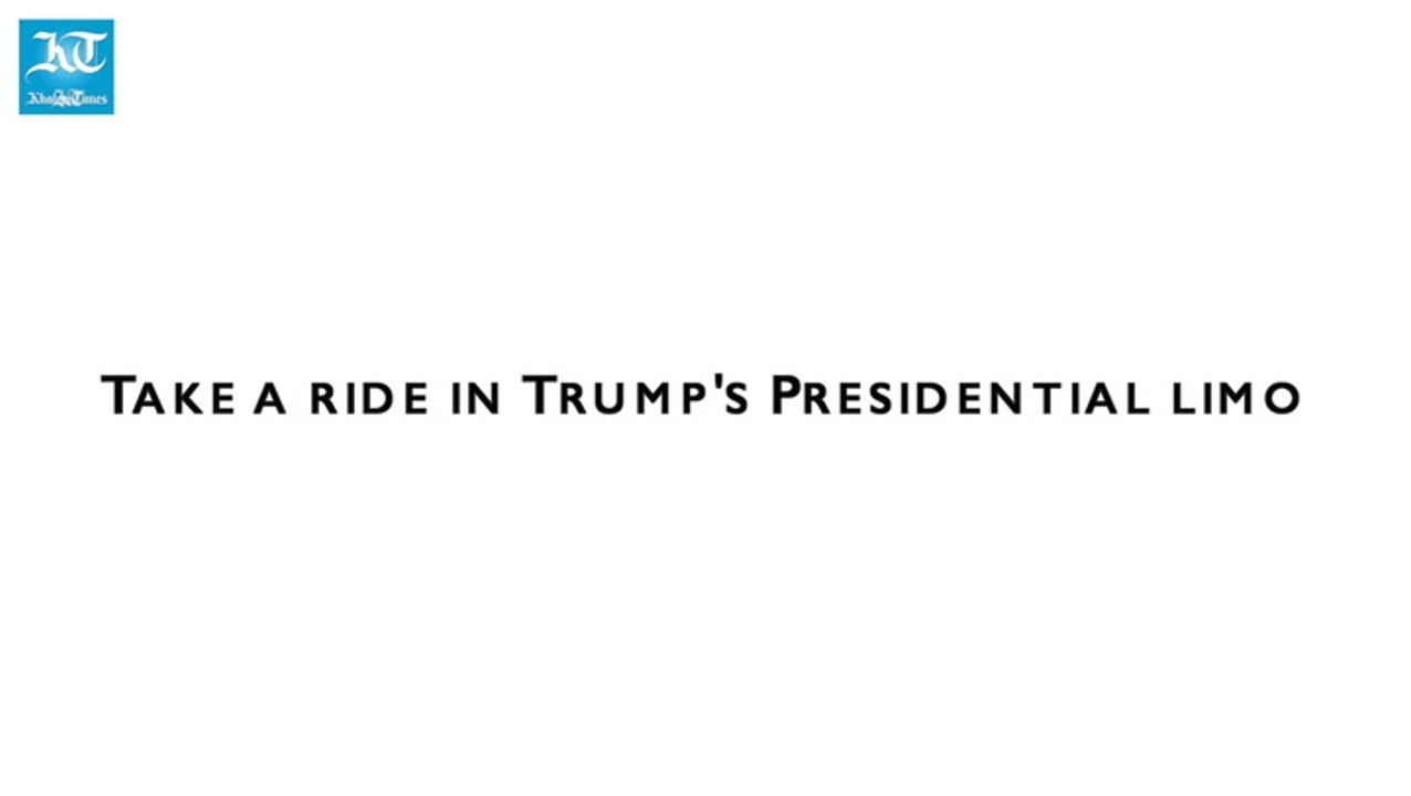 Take a ride in Trump’s presidential limo