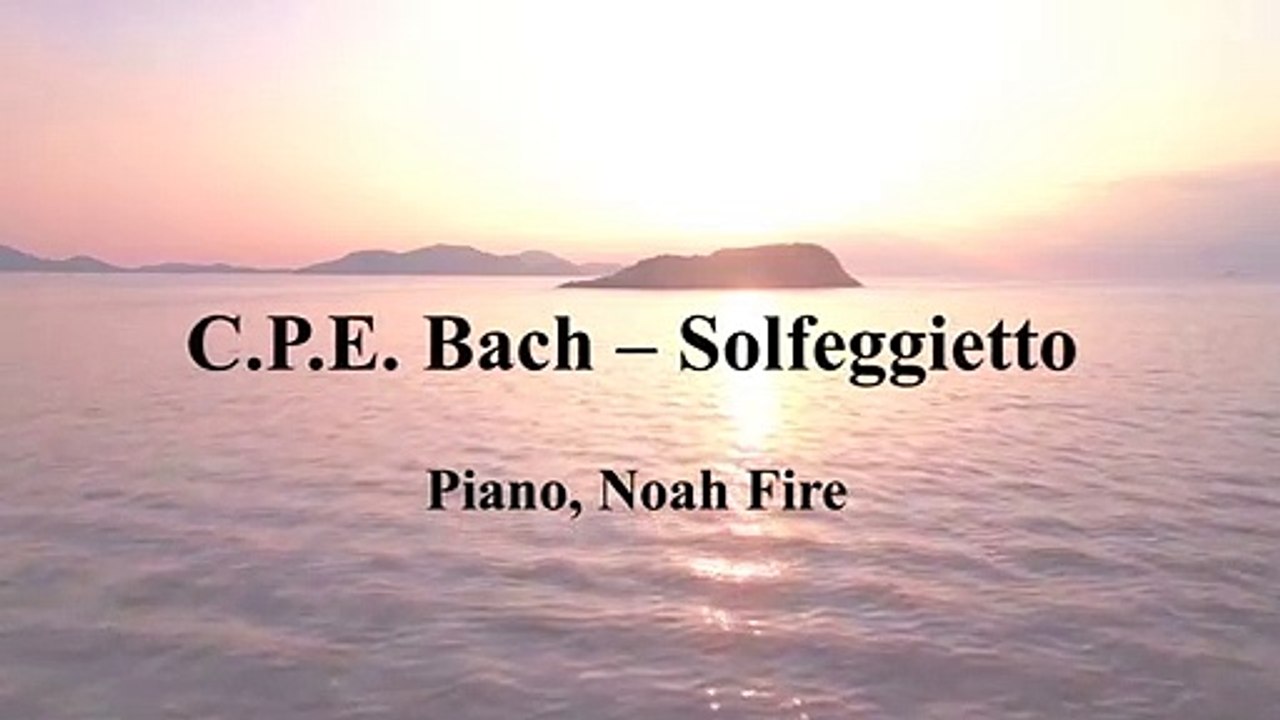 C.P.E. Bach – Solfeggietto