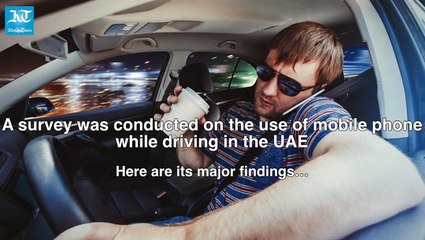 Survey on the use of mobile phone while driving in the UAE