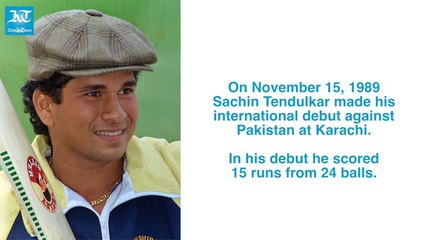 On November 15%2C 1989 Sachin Tendulkar made his international debut.mp4