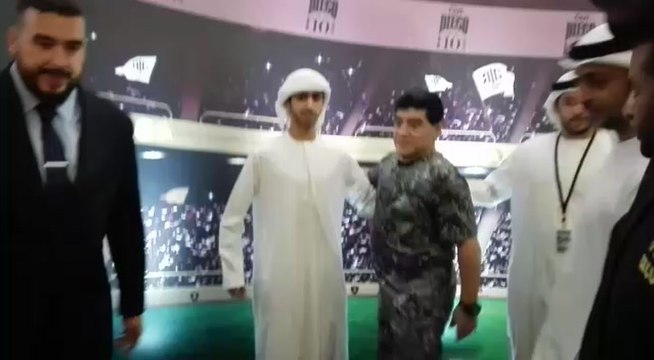 Diego Maradona celebrates 56th birthday in Abu Dhabi