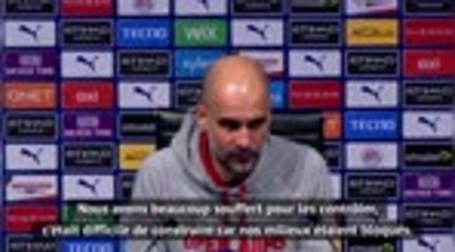 33e j. (en avance) - Guardiola : Nous avons beaucoup souffert
