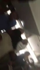 Chaos inside the Emirates flight
