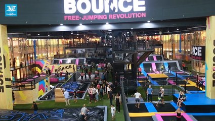 Bounce free-jumping revolution in Abu Dhabi