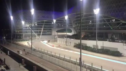 Abu Dhabi Grand Prix practice session