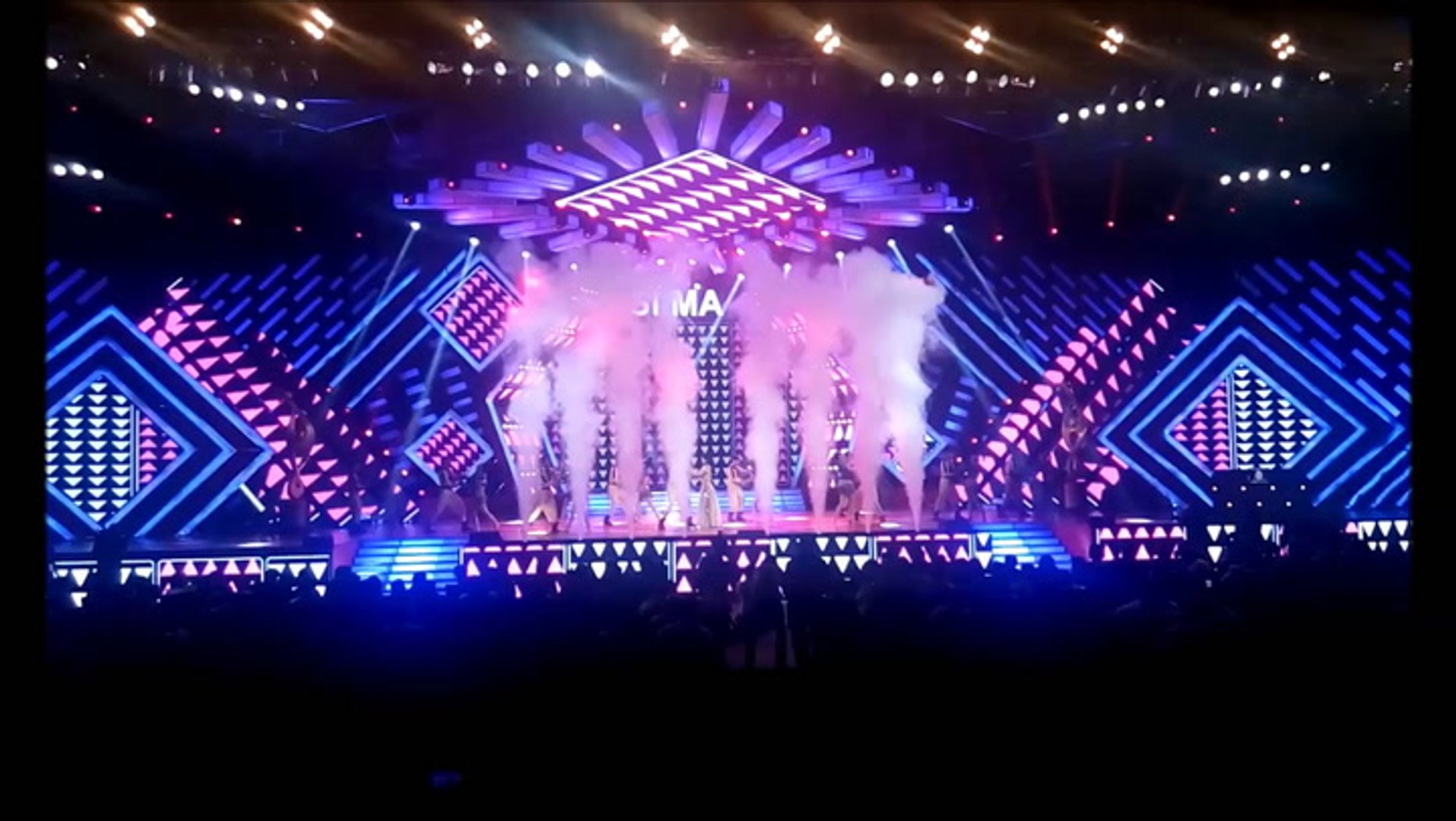 At South Indian International Movie Awards in Dubai