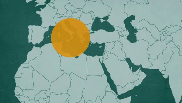 Migration routes to Europe