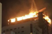 Fire erupts in under construction Sharjah building