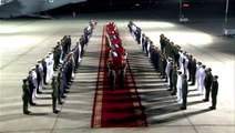 Bodies of fallen Emirati martyrs arrive in Abu Dhabi