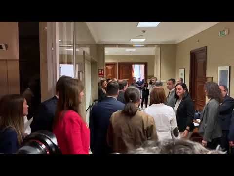Rull, Turull i Sànchez arriben al Congrés per recollir l'acta de diputats