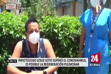 Infectólogo Leslie Soto, fue dado de alta tras permanecer 14 días en UCI