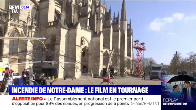 Le tournage du prochain film de Jean-Jacques Annaud, Notre-Dame brûle , a commencé à Bourges