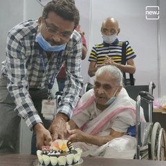 100-Year-Old Woman Celebrates Birthday At Covid Vaccination Center