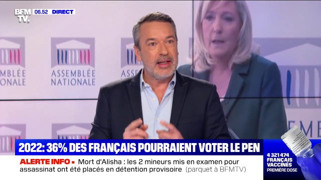 Sondage BFMTV - 48% des Français estiment probable une victoire de Marine Le Pen à la présidentielle 2022