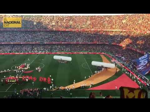Gritos de llibertat, presos polítics en la Final de Copa del Rey: Barcelona - Valencia