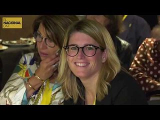 La nit electoral de JxCat a l'hotel Catalonia Plaça, amb Quim Torra, Elsa Artadi, i Artur Mas.